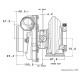 GTX3071R GEN 2 T3 avec Wastegate intégrée en a/r 0.63