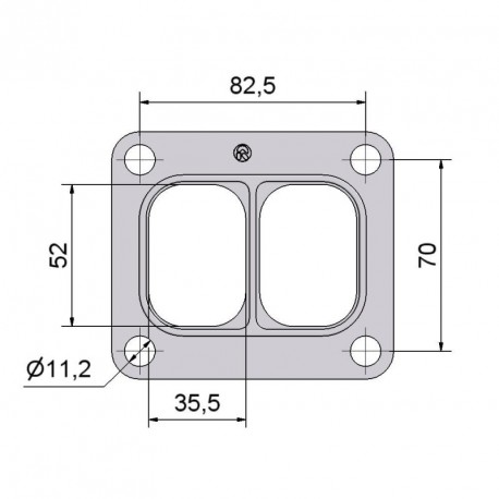 Pochette de joints T4 Twin Scroll + huile GT30/35 et GT42