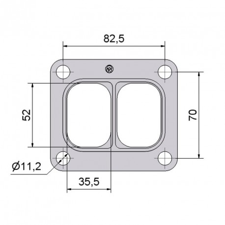 Pochette de joints T4 Twin Scroll + huile GT30/35 et GT42