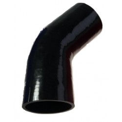 Tuyau En Silicone Coudé 90° - Diamètre Intérieur 45 Mm (1,5") - Pour Circuit De Refroidissement Moteur - Avec 2 Colliers De Serrage