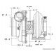 GTX3076R GEN 2 T3 avec Wastegate intégrée en a/r 0.63
