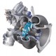 Turbo Hybride de Porsche 911 GT2 type 997 côté droit + gauche pour 997 Turbo et 997 GT2