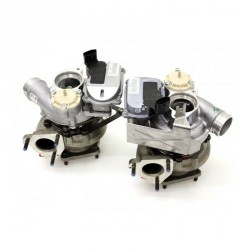 Turbo Hybride de Porsche 911 GT2 type 997 côté droit + gauche pour 997 Turbo et 997 GT2